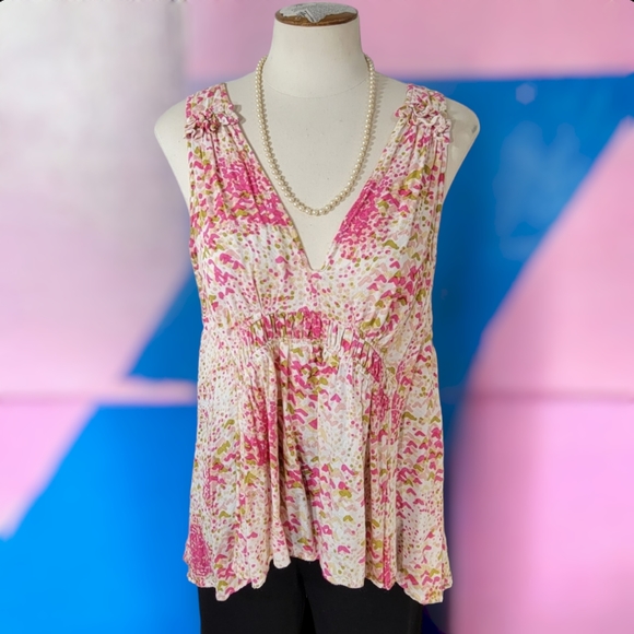 Anthropologie Maeve Tops - Anthropologie Maeve Bretta Gathered Top